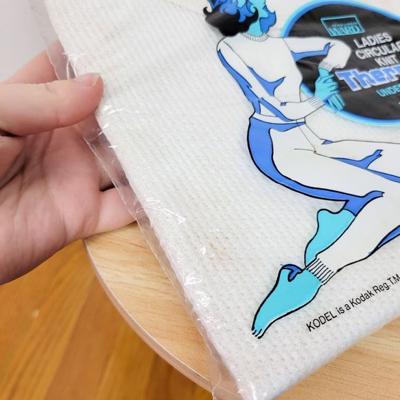 Vintage 70s Montgomery Ward Deadstock Thermal Underwear Set (Top & Pants) Size M - Picture 4 of 8